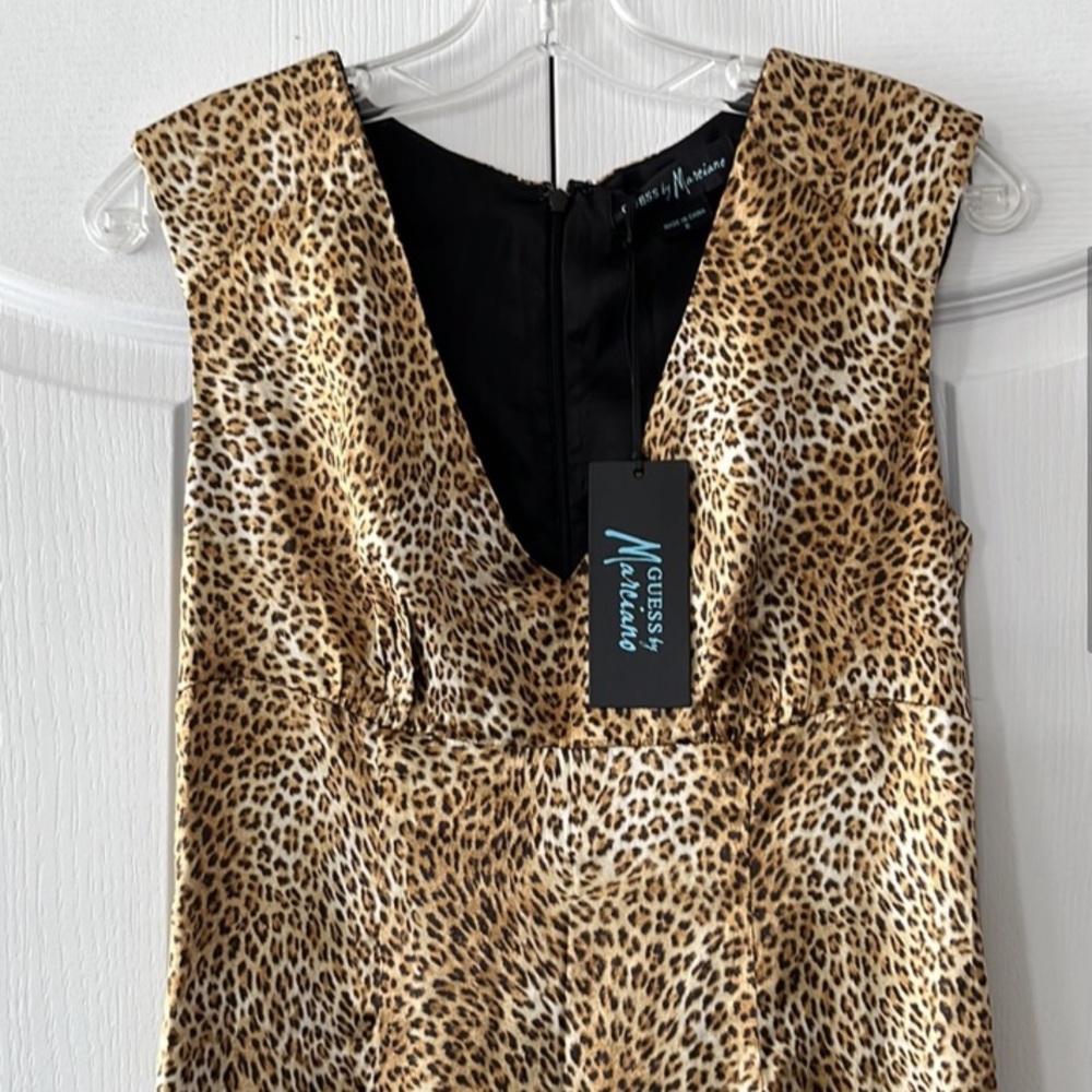Cheetah sexy leopard GUESS BY MARCIANO cocktail dress date night